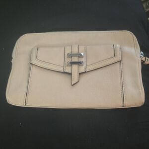 Vera Wang BCream Leather Wrislet